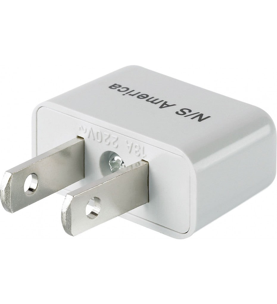 Go Travel America Non-Grounded Adaptor White One Size U1
