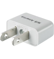 Go Travel America Non-Grounded Adaptor White One Size U1