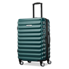 Samsonite Hard-Sided 20, 24 & 28 Inch 3-Piece Lightweight Checked Large Expandable Element Suitcase Set: Durable, 360 Spinner Wheels, Adjustable Telescopic Handle, TSA-Approved Lock ( Bistro Green , 3-Piece Set (20"/24"/28") ) Bistro Green 3 Pie U1