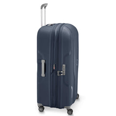 DELSEY Paris Clavel Hardside Expandable Luggage with Spinner Wheels ( BLUE JEAN , Checked-Large 30 Inch ) BLUE JEAN Checked Large 30 Inch U6