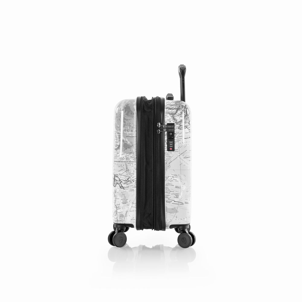 Heys Journey 3G Fashion Spinner, Lightweight and Durable, Expandable with A Glossy Protective Clear Coat, Comfortable Cushioned Grip and Side Handles, Men and Women U1