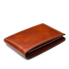 Bosca Men's Wallet, Dolce Leather Credit Wallet with I.D. Passcase ( Amber , One Size ) Amber One Size U1