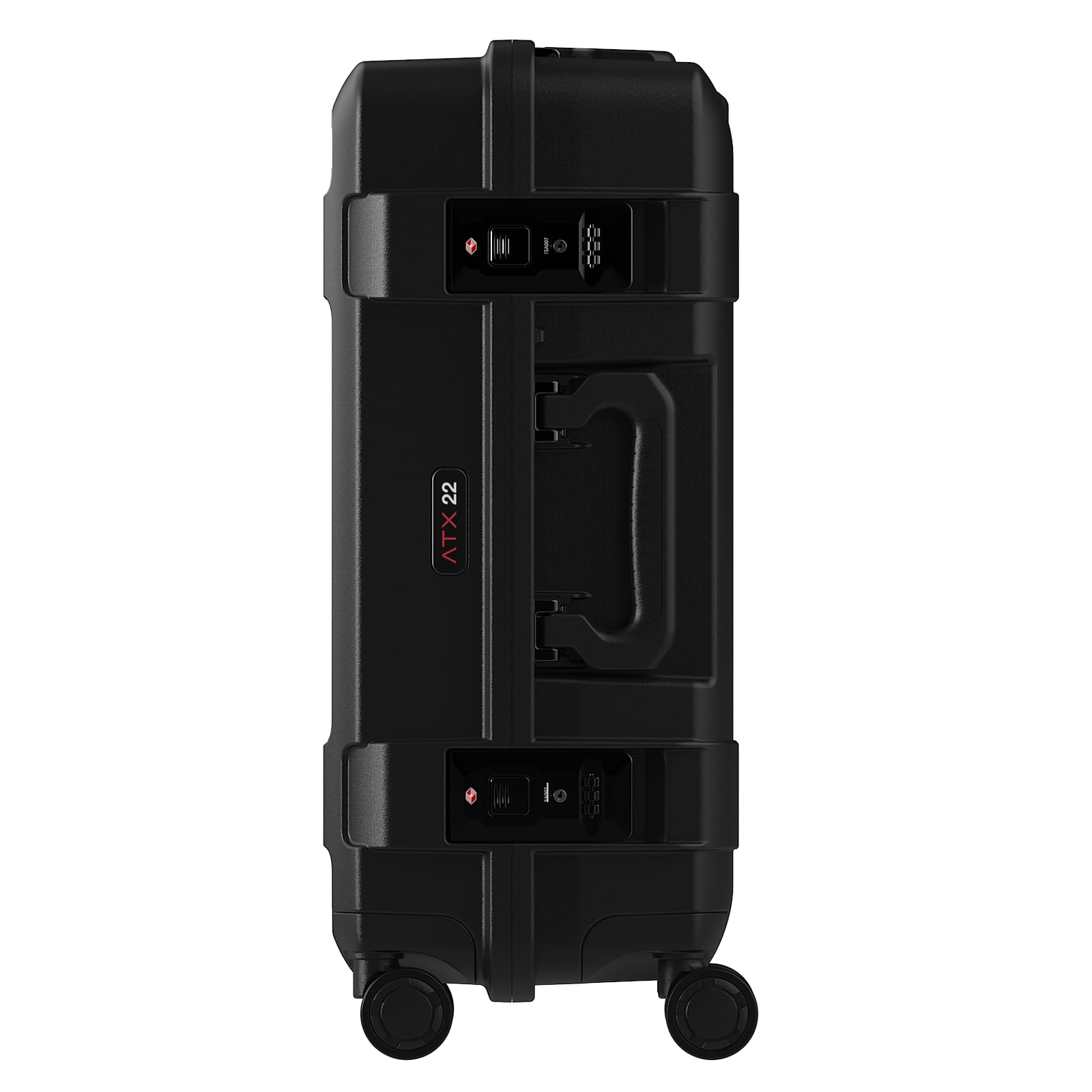 Pelican ATX Luggage - Hardside Carry On Luggage with Wheels - 22 Inch Carry On Bag - Airline Approved ( Black , Carry-On ) Black Carry On U1