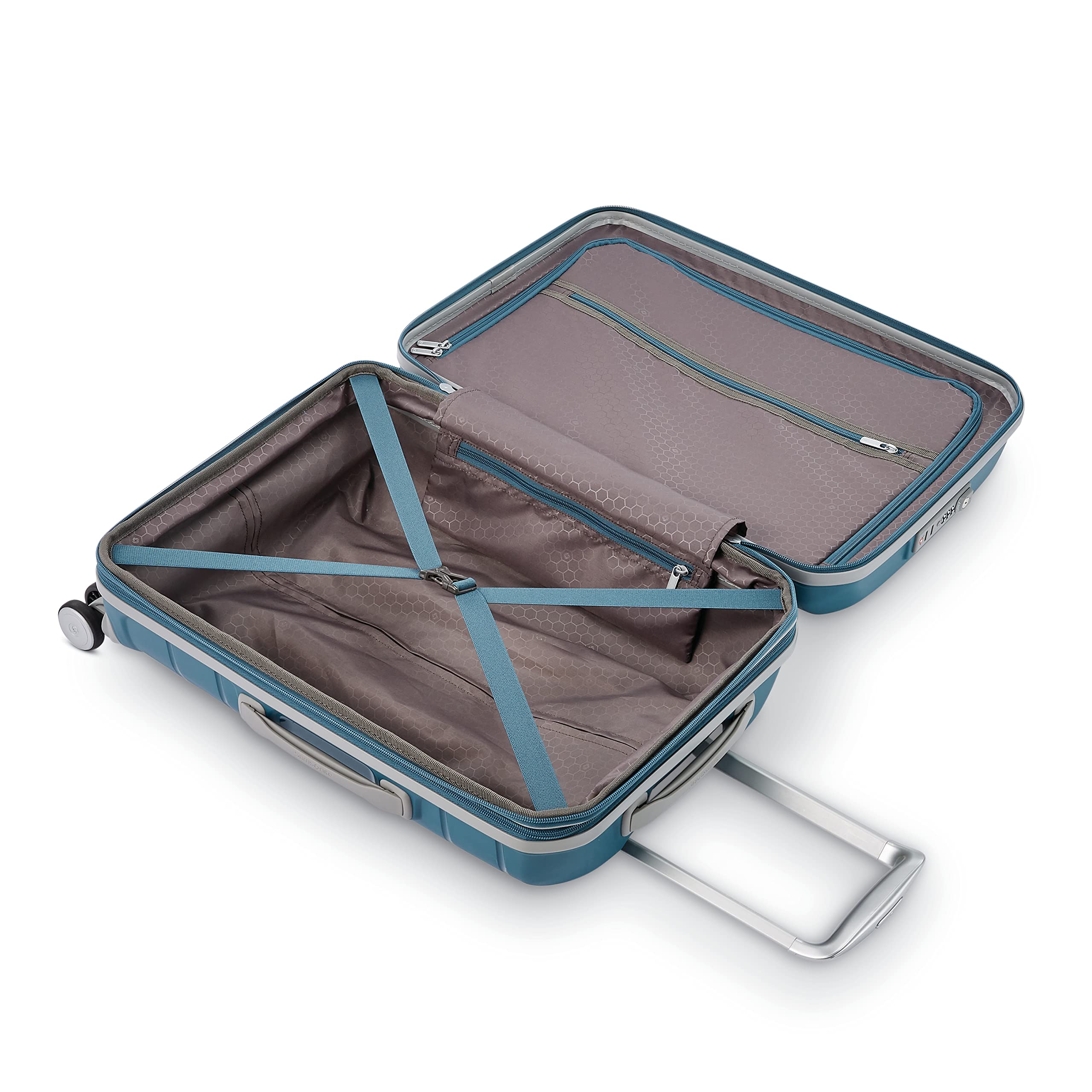 Samsonite Freeform Hardside Expandable with Double Spinner Wheels ( Dark Teal , Carry-on Spinner ) Dark Teal Carry On Spinner U15