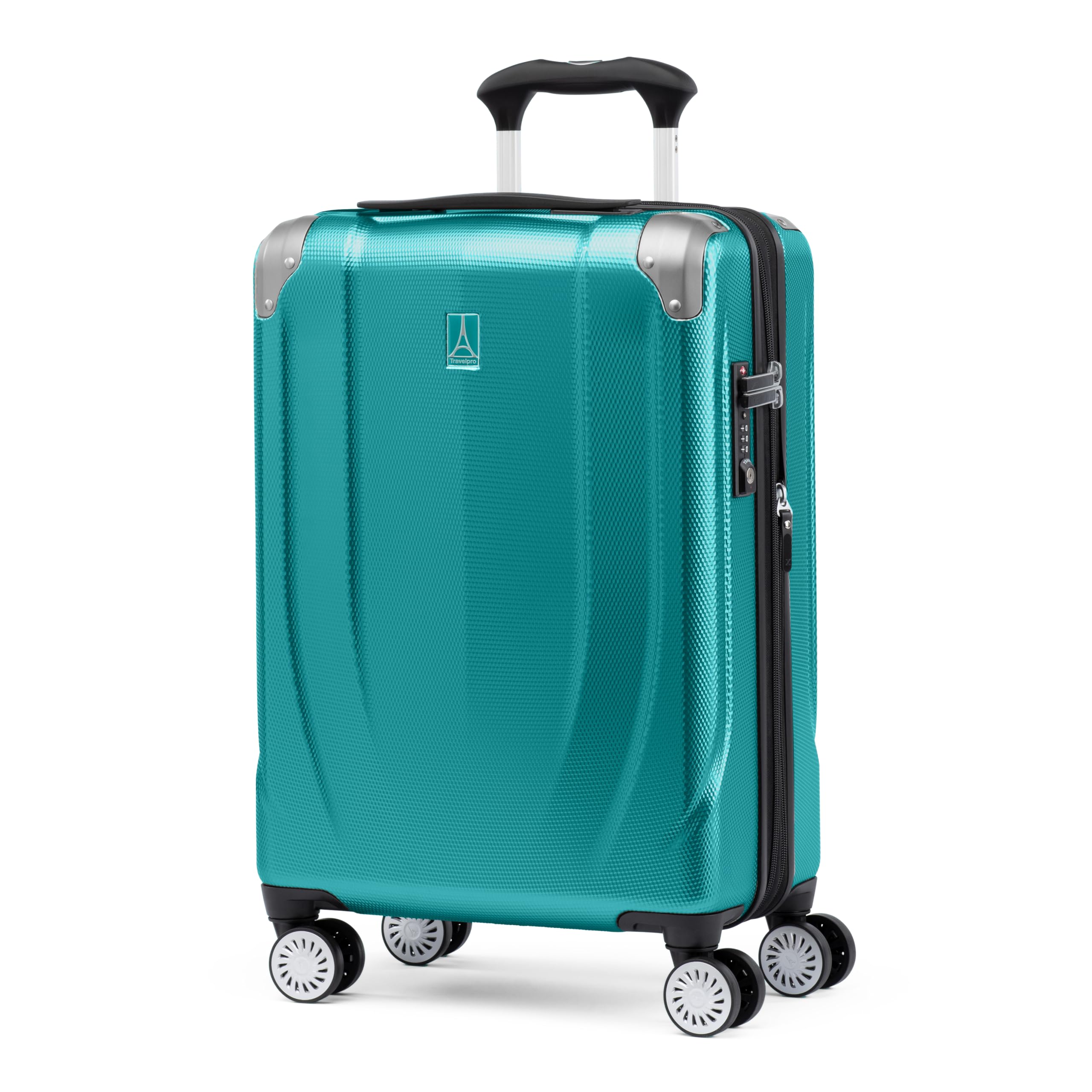 Travelpro Pathways 3 Hardside Expandable Luggage, 8 Spinner Wheels, Lightweight Hard Shell Suitcase, Carry On 21 Inch ( Kayak Teal , Carry On 21 Inch ) Kayak Teal Carry On 21 Inch U4