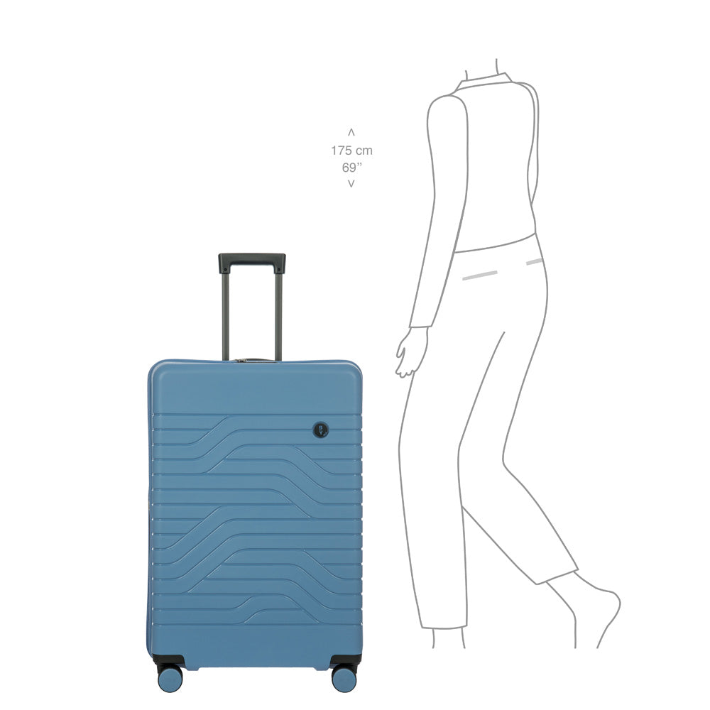Bric's B|Y Ulisse 30" Expandable Spinner ( Grey Blue , One Size ) Grey Blue One Size U1
