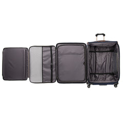 Travelpro Crew Versapack Softside Expandable Spinner Wheel Luggage ( Patriot Blue , Checked-Large 29-Inch ) Patriot Blue Checked Large 29 Inch U4