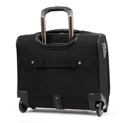 Travelpro Crew Versapack Carry-on 2 Wheel Upright Rolling Tote, 14-Inch Laptop or Tablet Pocket, Men and Women, Jet Black, 16.5-Inch U1