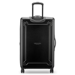 Jeep JH004C Hardside Expandable Luggage with Spinner Wheels ( Black , Checked-Large 28 Inch ) Black Checked Large 28 Inch U1