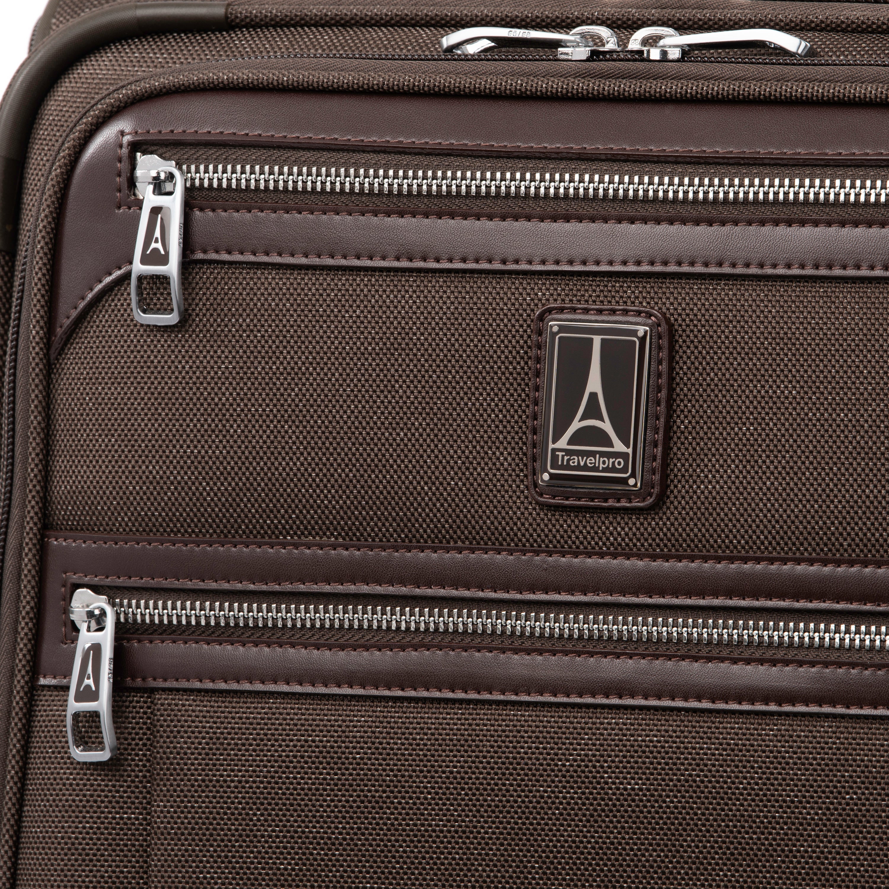Travelpro Platinum Elite Softside Expandable Luggage, 8 Wheel Spinner Suitcase, USB Port, Suiter, Men and Women Rich Espresso Carry On 21 Inch U1