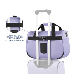 Travelpro Maxlite 5 Softside Lightweight Underseat Carry-On Travel Tote, Overnight Weekender Bag, Men and Women ( Violet , One Size ) Violet One Size U3