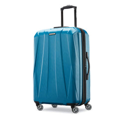 Samsonite Centric 2 Expandable Hardside Luggage Set with Dual Spinner Wheels ( Caribbean Blue , Checked-Large 28-Inch ) Caribbean Blue Checked Large 28 Inch U5