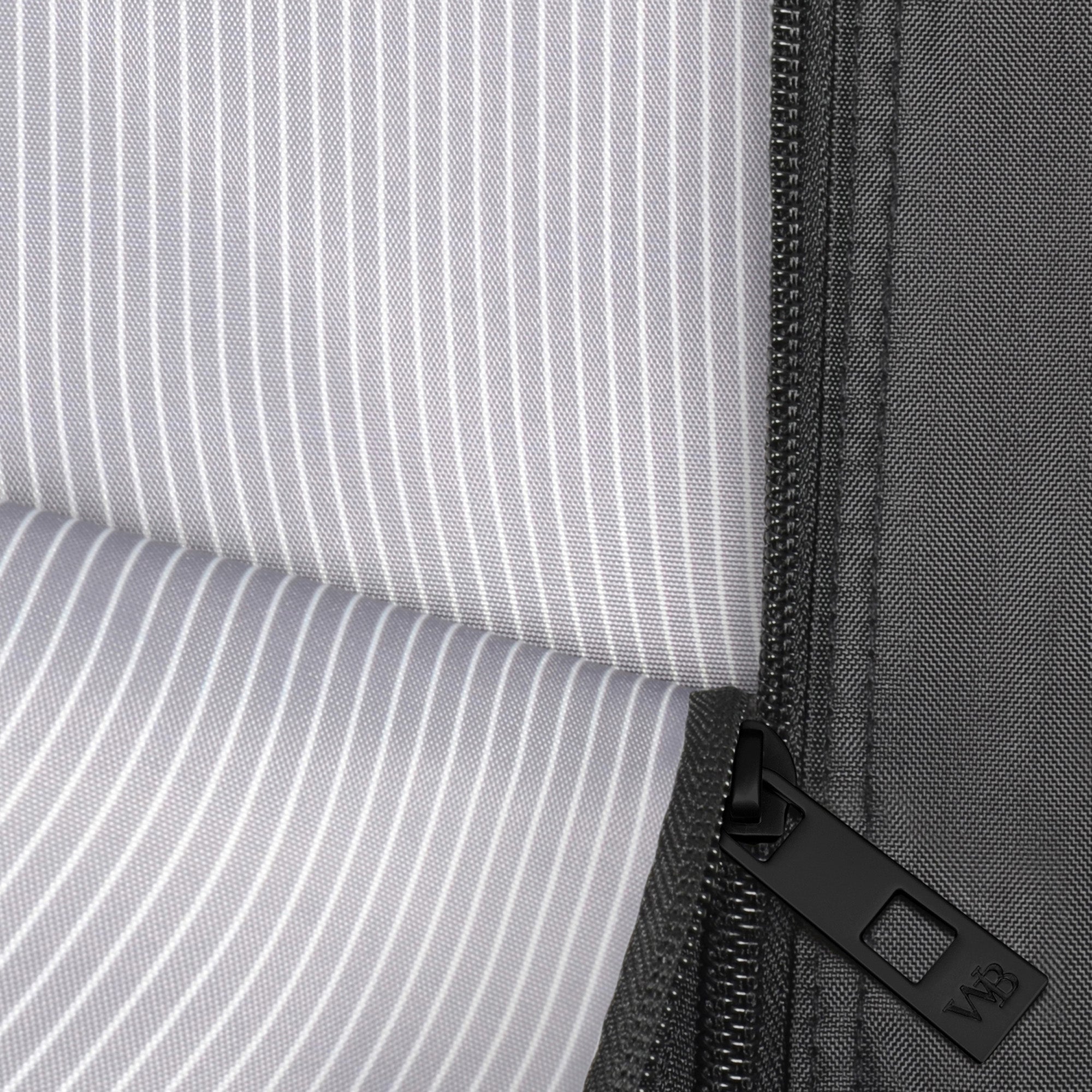 WallyBags Garment Bag 60-Inch Premium Tri-Fold Travel Exterior Pocket ( Black - B1, Bride embroidery , 60-inch ) Black - B1, Bride embroidery 60 Inch U5