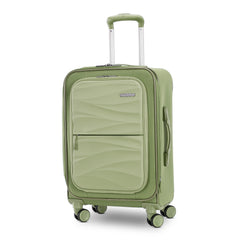 American Tourister Cascade Softside 4 Wheel Spinner, TSA Lock, Lightweight Suitcase, Men and Women ( Sage Green , 3PC Set (20"/24"/28") ) Sage Green 3 PC Set 20 24 28 U3