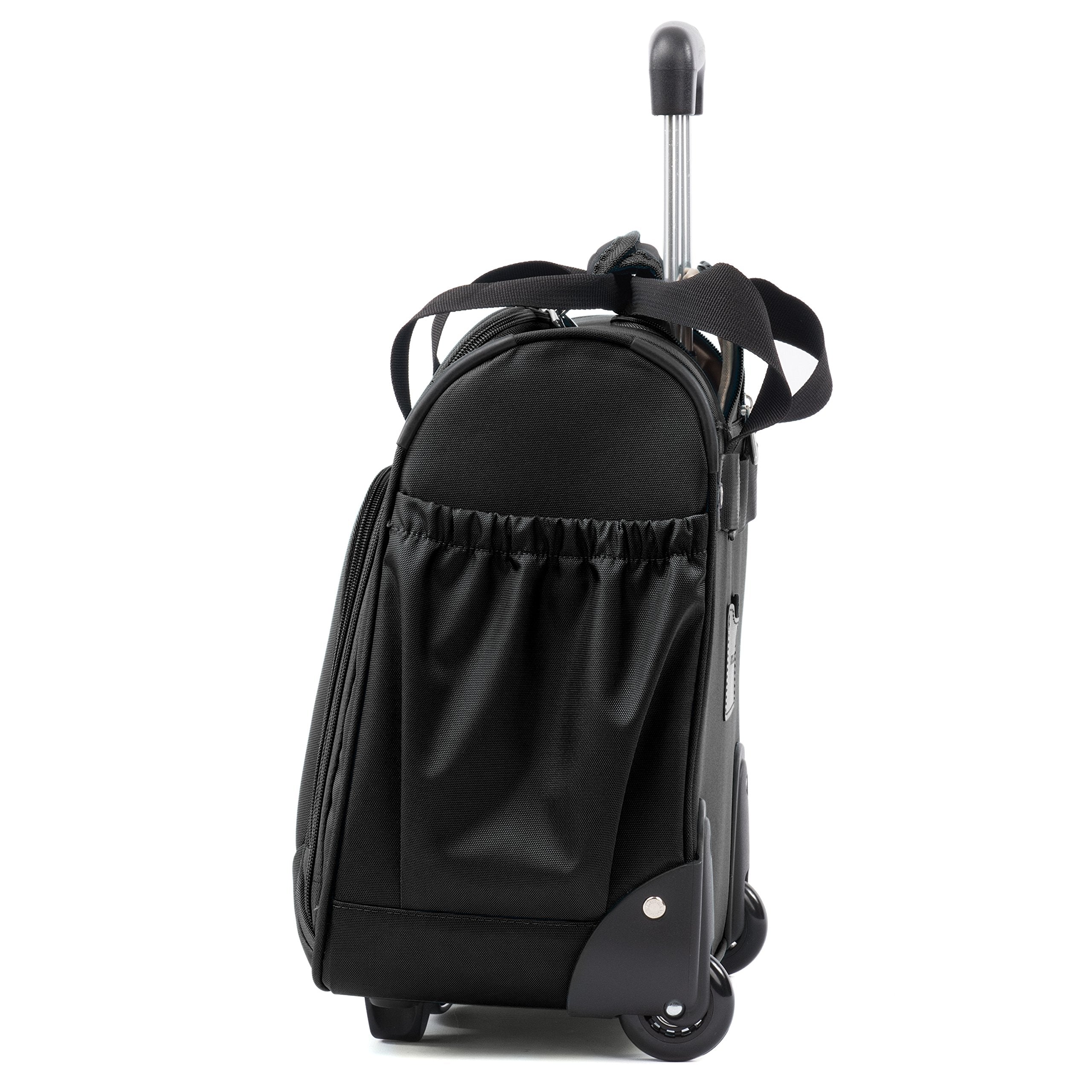 Atlantic Ultra Lite Softsides Rolling Underseat Carry-on ( Jade Black ) Jade Black  U37