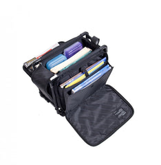 Tutto Lightweight Foldable Office on Wheels ( Black , 17-inch ) Black 17 Inch U1