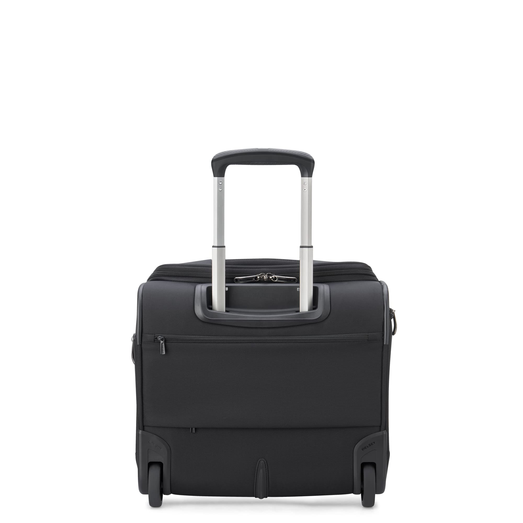 DELSEY Paris Helium DLX Softside Luggage Under-Seater with 2 Wheels ( Black , Carry on 16 Inch ) Black Carry On 16 Inch U1