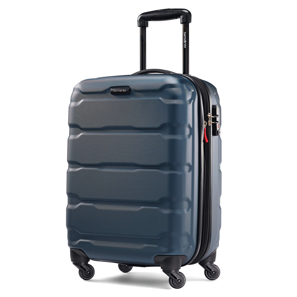 Samsonite Omni Pc Hardside Expandable Luggage with Spinner Wheels ( Teal , Carry-On 20-Inch ) Teal Carry On 20 Inch U17