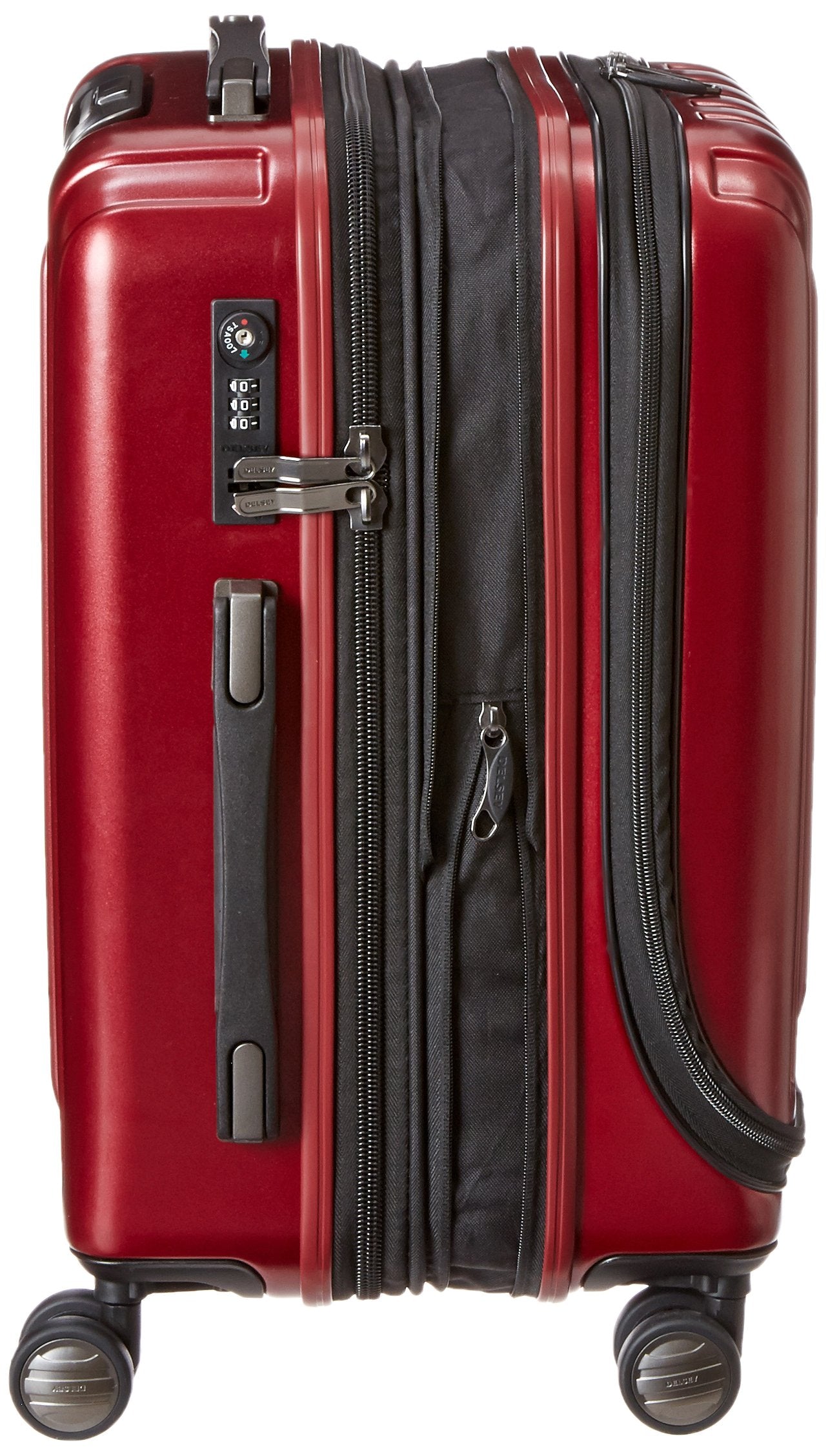 Delsey Luggage Helium Titanium International 19 Carry-on Expandable Spinner Trolley U1