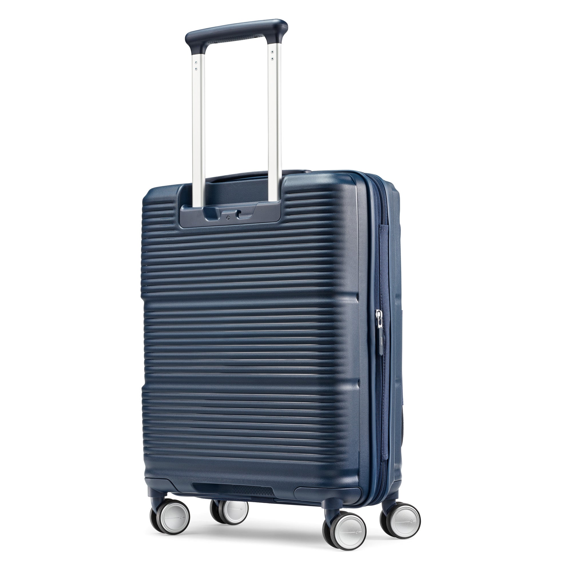 Samsonite Paralux Luggage - Innovative Design - Quick Access Front Pocket - Dual Suspension Wheel Technology - TSA Lock - Expandable - Includes Removable Packing Cubes ( Midnight Navy , International Carry-On ) Midnight Navy International Carry  U1