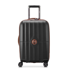 DELSEY Paris Carroussel Hardside Expandable Luggage with Spinner Wheels Black Checked Medium 24 Inch U3