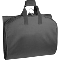 WallyBags 60 Premium Tri-Fold Travel Garment Bag with exterior pocket ( Black , 60-inch ) Black 60 Inch U2