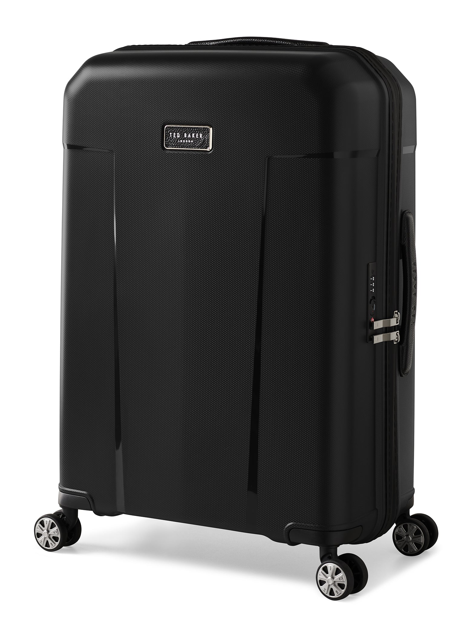Ted Baker Flying Colours Hardside Trolley 4 Wheel Spinner, TSA Lock, Lightweight Suitcase, Men and Women U1