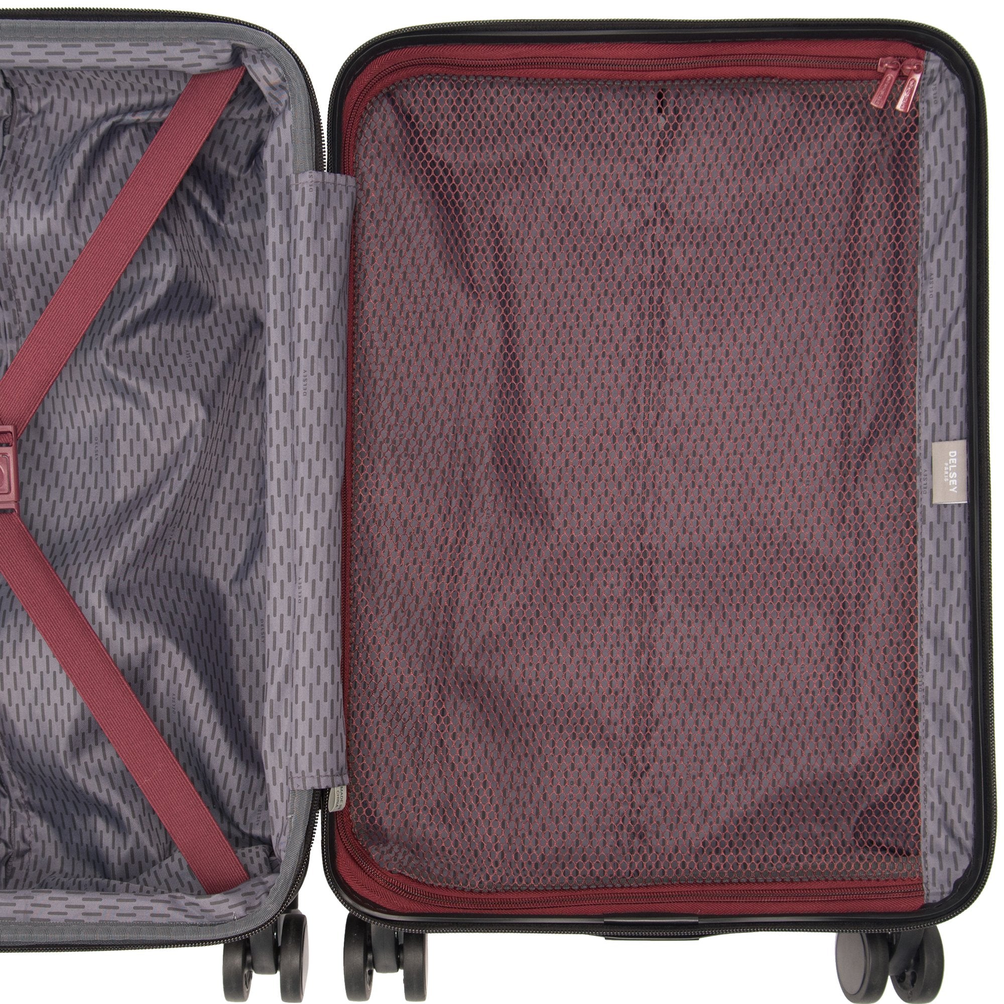 Delsey Alexis Lightweight Luggage Set 3 Piece, Double Wheel Hardshell Suitcases, Expandable Spinner Suitcase with TSA Lock and Carry On to Delsey Alexis Lightweight Luggage, Double Wheel Hardshell Suitcases, Expandable Spinner Suitcase with TSA  U5