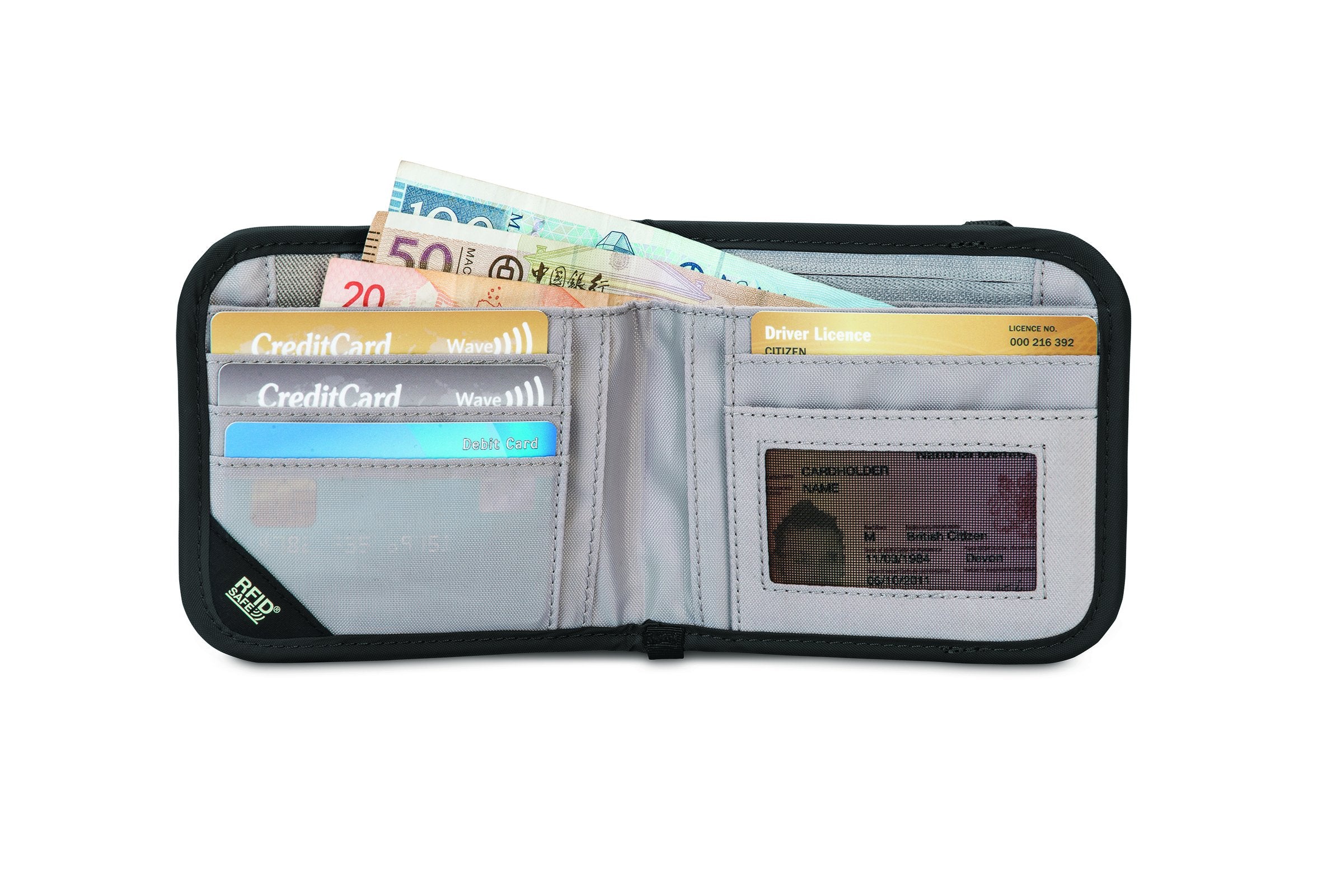 Pacsafe Rfidsafe V100 Black One Size U1