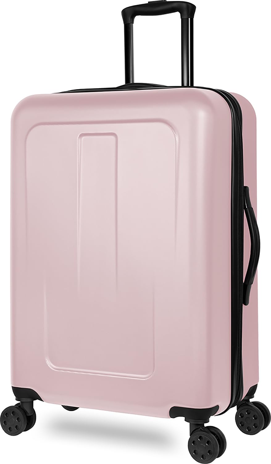 TOTAL TRAVELWARE Passage Expandable Hardside Spinner ( Pink , Checked-Medium 24-Inch ) Pink Checked Medium 24 Inch U1