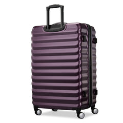 Samsonite Hard-Sided 28-Inch Lightweight Checked Large Expandable Element Suitcase: Durable, 360 Spinner Wheels, Adjustable Telescopic Handle, TSA-Approved Lock ( Dusk Purple , 28-Inch Checked-Large ) Dusk Purple 28 Inch Checked Large U4