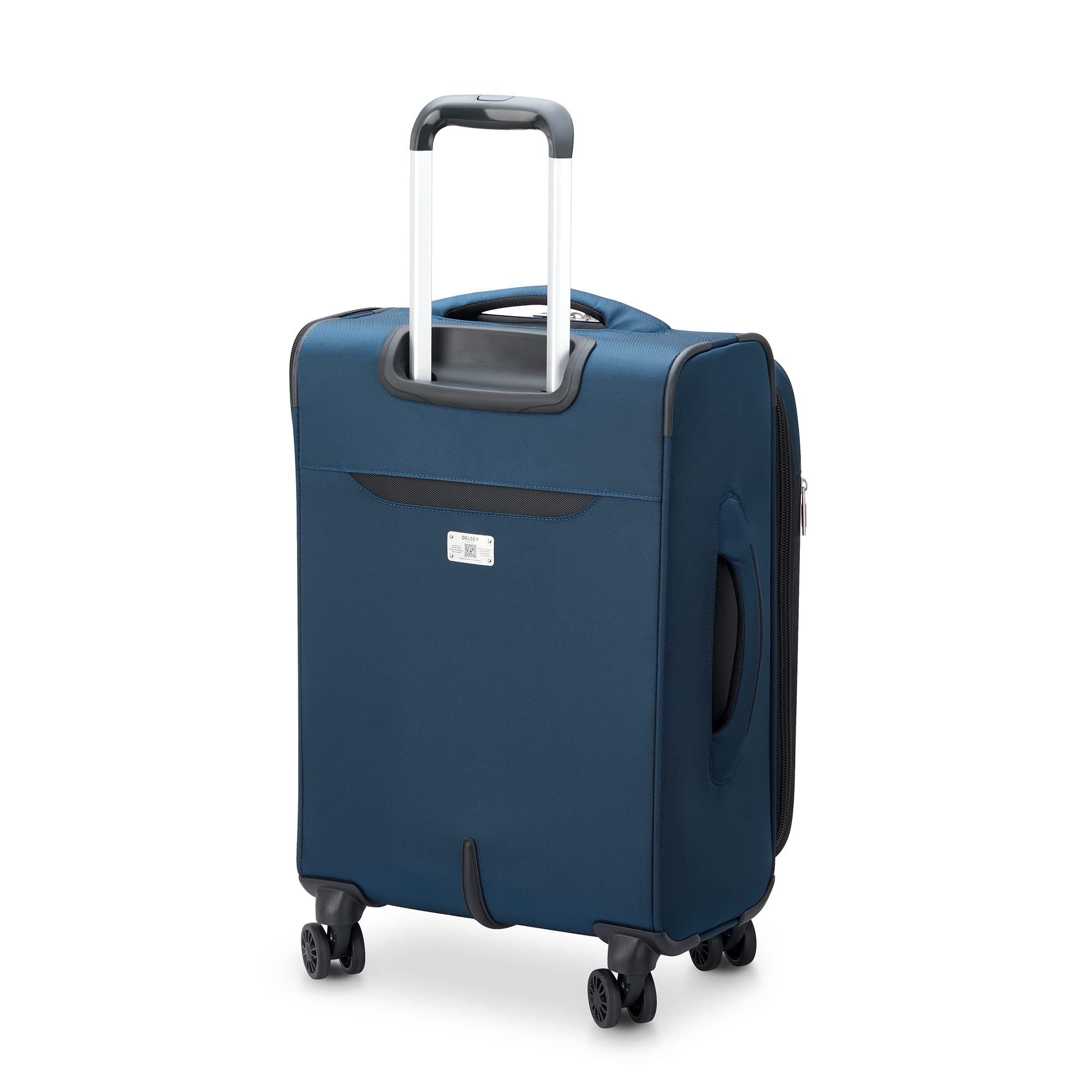 DELSEY Paris Sky Max 2.0 Softside Expandable Luggage with Spinner Wheels ( Blue , Carry-on 21 Inch ) Blue Carry On 21 Inch U4
