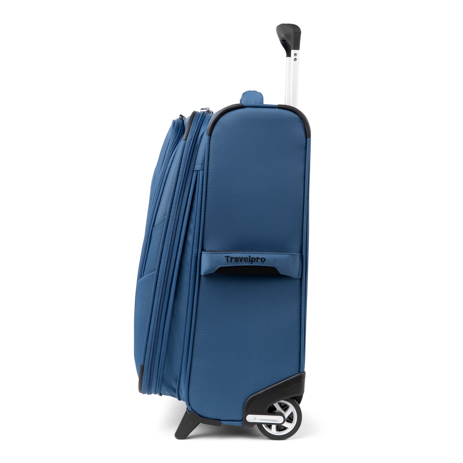 Travelpro Maxlite 5 Softside Expandable Upright 2 Wheel Luggage, Lightweight Suitcase, Men and Women ( Ensign Blue , Carry-on 20-Inch ) Ensign Blue Carry On 20 Inch U7