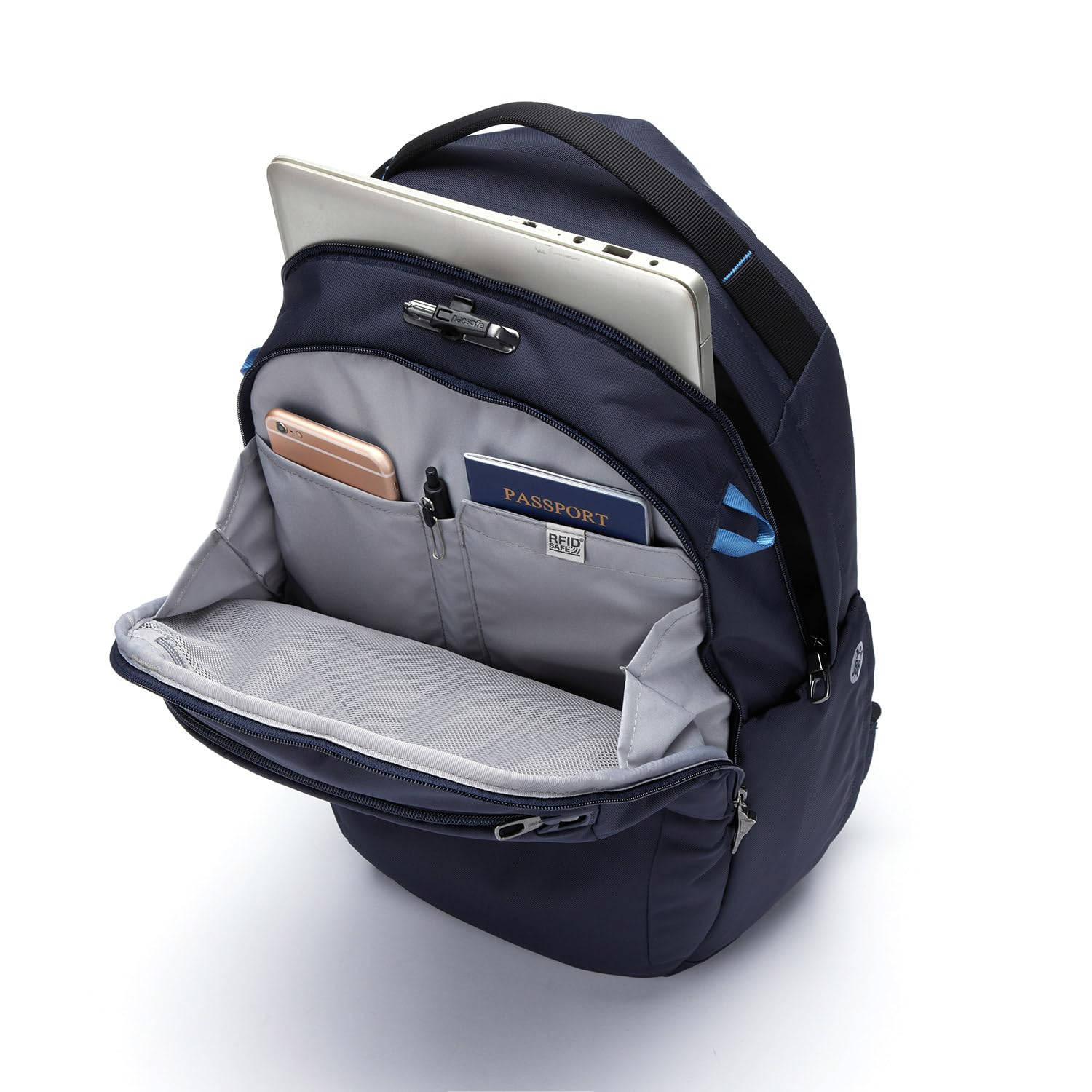 Pacsafe V 26L Tour Backpack ( Ocean , 26 Liter ) Ocean 26 Liter U1