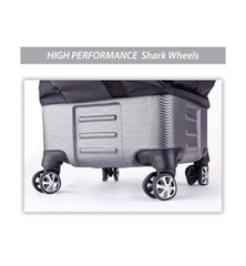 Samsonite "The Protector Hardside and Softside Golf Travel Bag with Shark Wheels, Waterproof Exterior Blue One Size U2