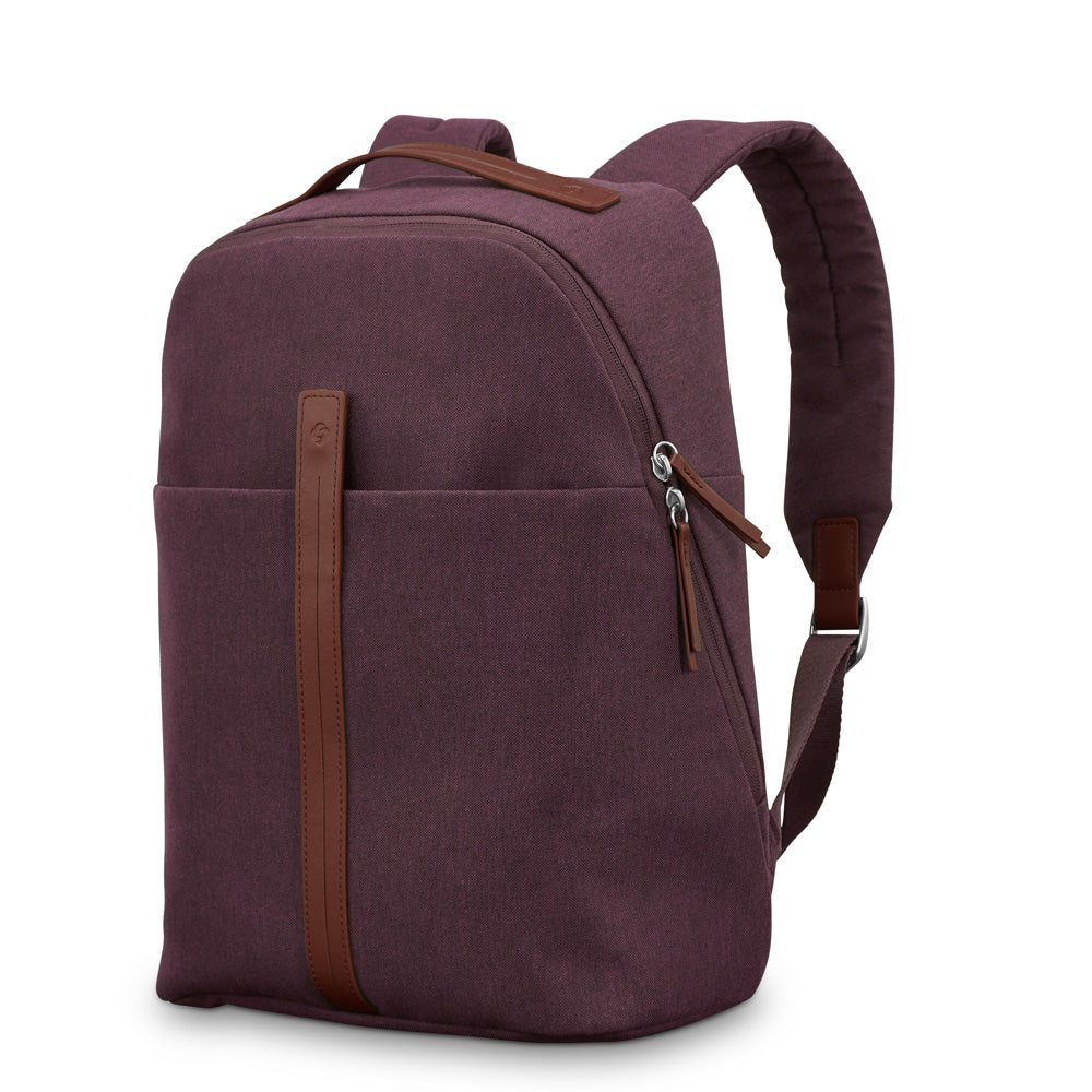 Samsonite Virtuosa Carry-On Travel Backpack with Padded Laptop Sleeve ( Merlot , One Size ) Merlot One Size U4