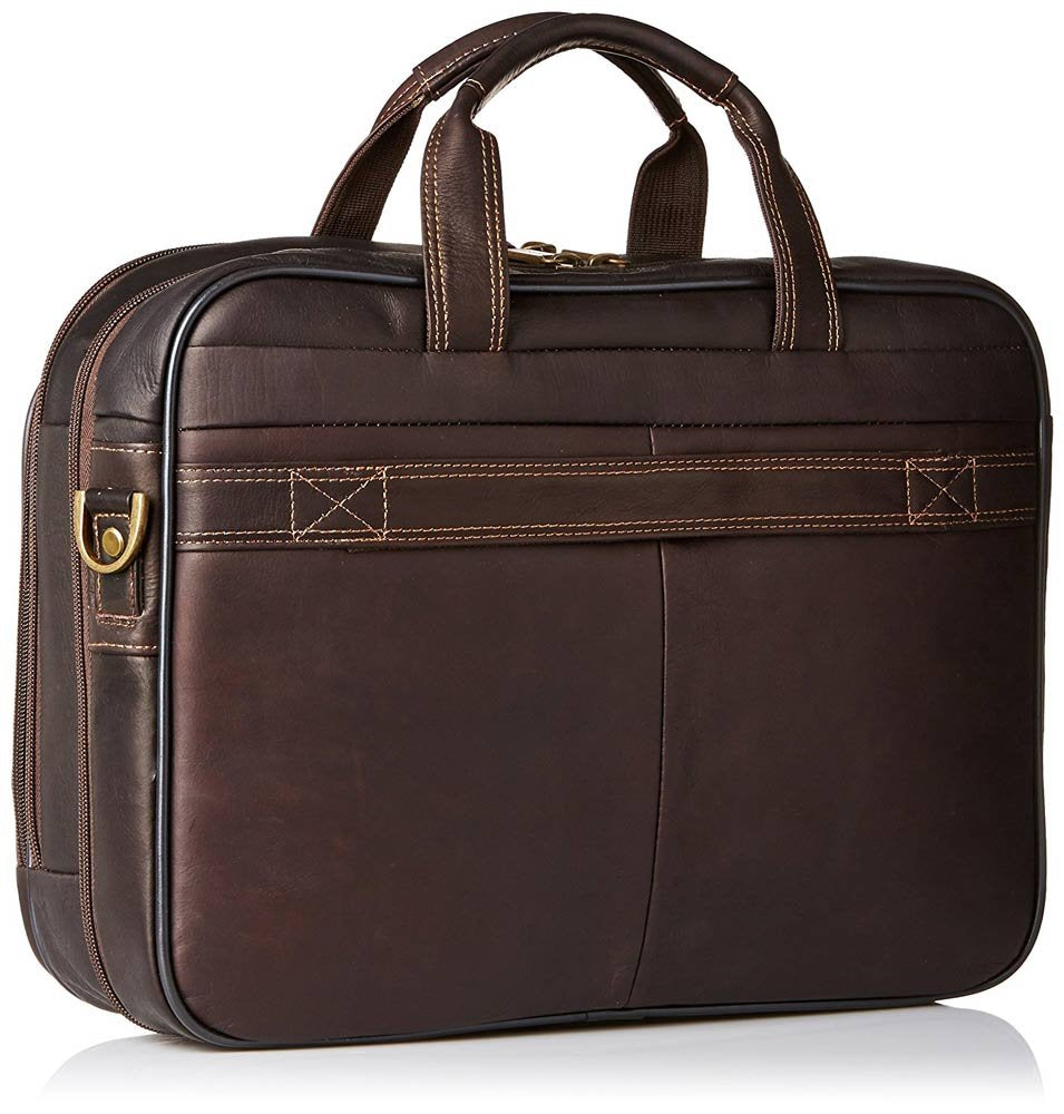 Heritage Colombian 15.6' Double Compartment Top Zip EZ-Scan Computer Portfolio U2