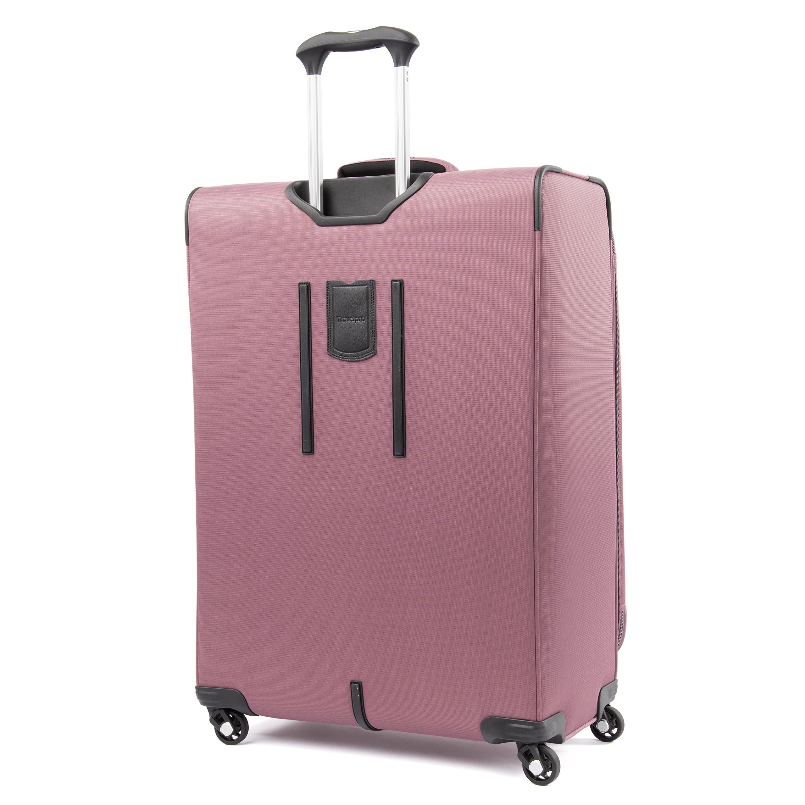 Travelpro Maxlite 5 Softside Expandable Luggage with 4 Spinner Wheels, Lightweight Suitcase, Men and Women ( Dusty Rose Pink , Checked-Large 29-Inch ) Dusty Rose Pink Checked Large 29 Inch U7