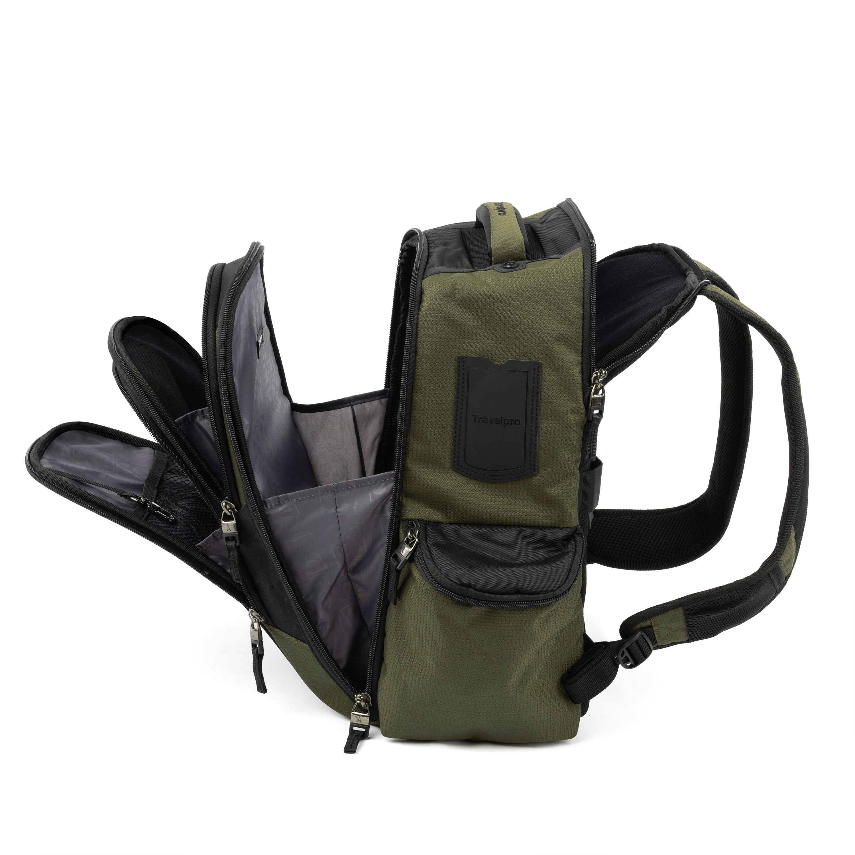 Travelpro Bold Lightweight Laptop Backpack Olive/Black One Size U2