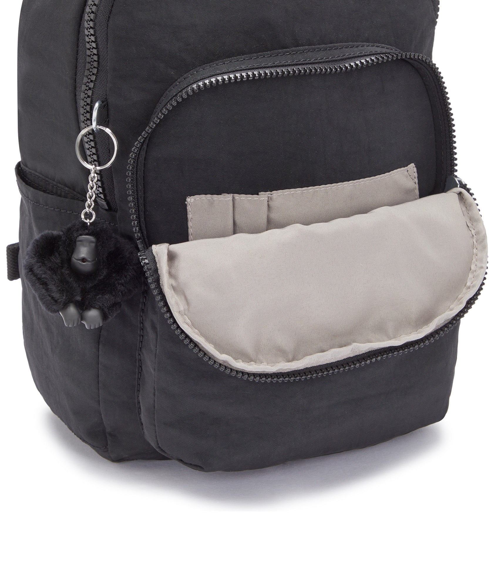 Kipling Seoul Go Small Laptop Backpack ( Black Noir , Small ) Black Noir Small U1