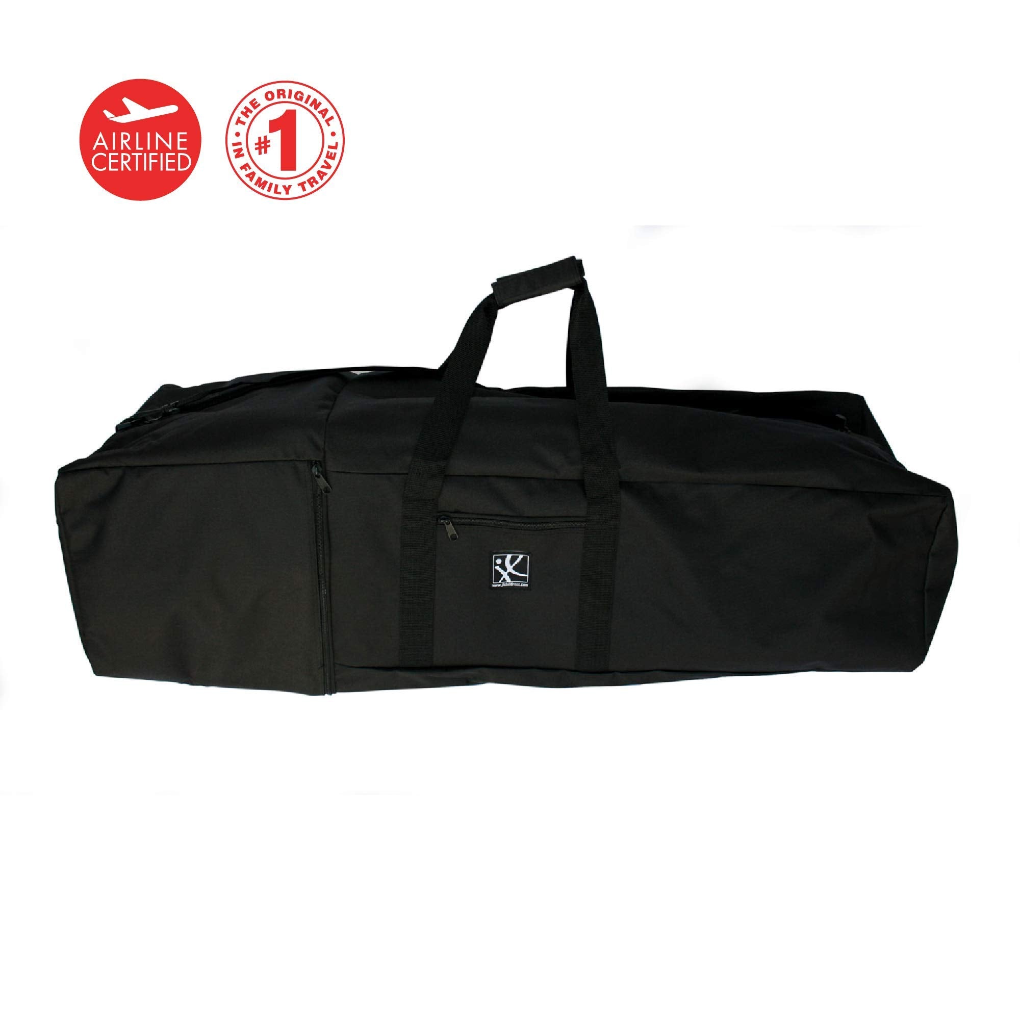 J.L. Childress Heavy Duty Umbrella Stroller Travel Bag with Padded End for Wheels Black One Size U1