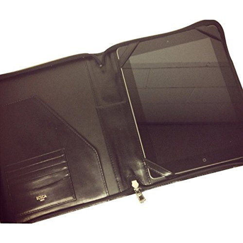 Bosca Old Leather Zip Around iPad Case ( Black , One Size ) Black One Size U1