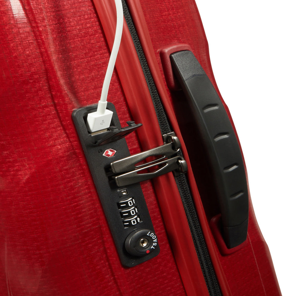 Samsonite C-LITE Hardside Spinner Luggage Collection ( Chili Red , 20-Inch Carry-On ) Chili Red 20 Inch Carry On U2