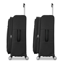 Samsonite Element Carry-On Soft-Sided Expandable 21-Inch Suitcase: Airline Approved for Most Major Airlines, Durable, 360 Spinner Wheels, Adjustable Handle, 2 Front & Side Pocket ( Black , 21-Inch Carry-On ) Black 21 Inch Carry On U23