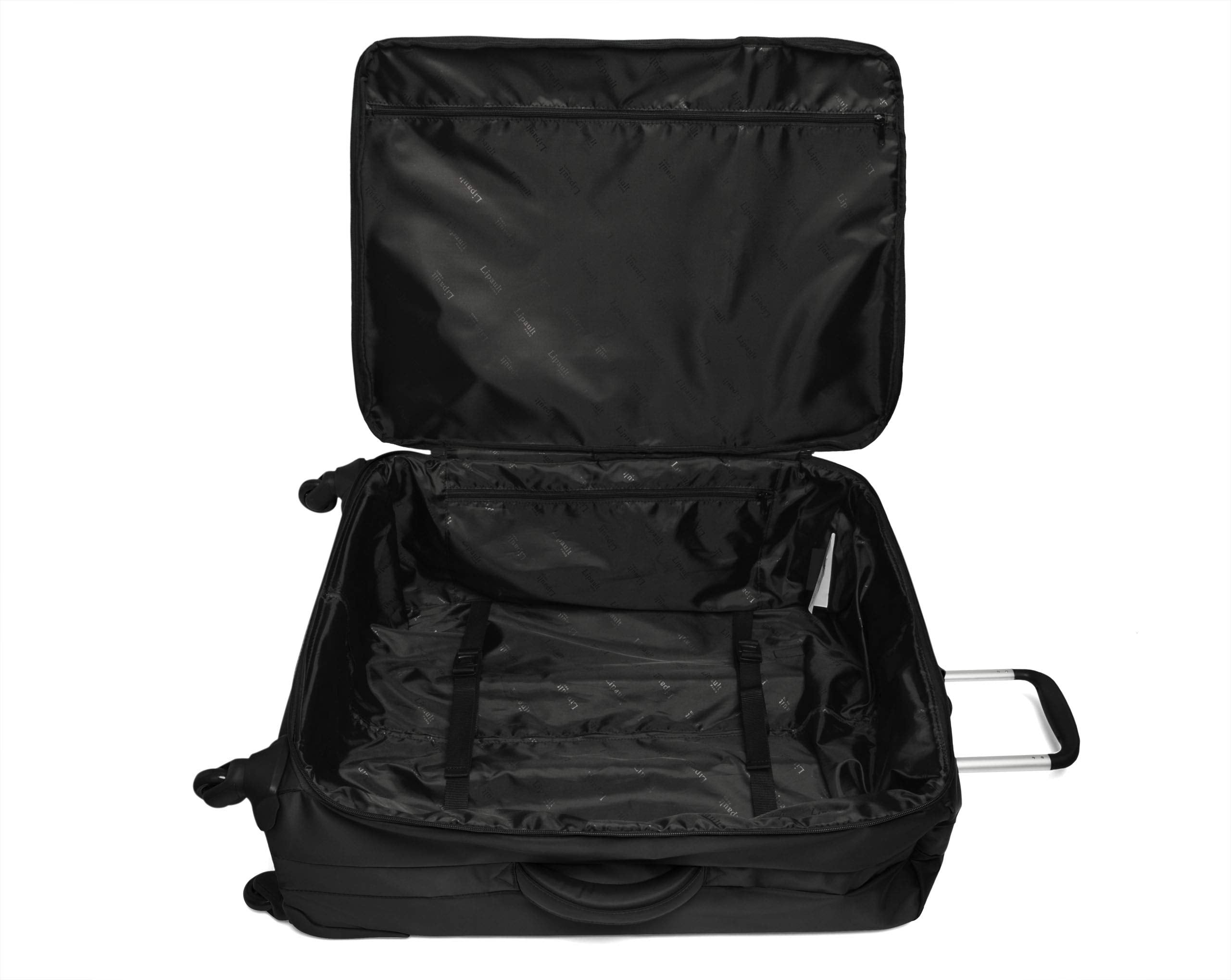 Lipault - Original Plume Spinner 72/26 Luggage - Large Suitcase Rolling Bag for Women – Black   U1