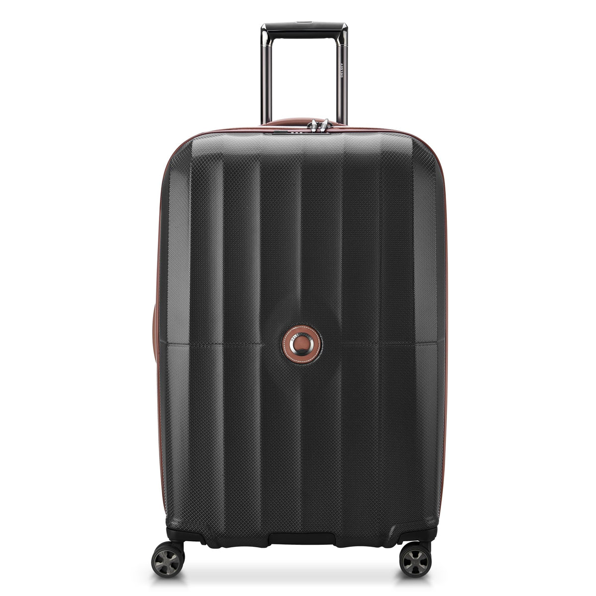 Delsey Paris Carrousel 28" Expandable Carry-On Spinner ( Black , Checked-Large 28 Inch ) Black Checked Large 28 Inch U3