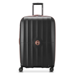 Delsey Paris Carrousel 28" Expandable Carry-On Spinner ( Black , Checked-Large 28 Inch ) Black Checked Large 28 Inch U3