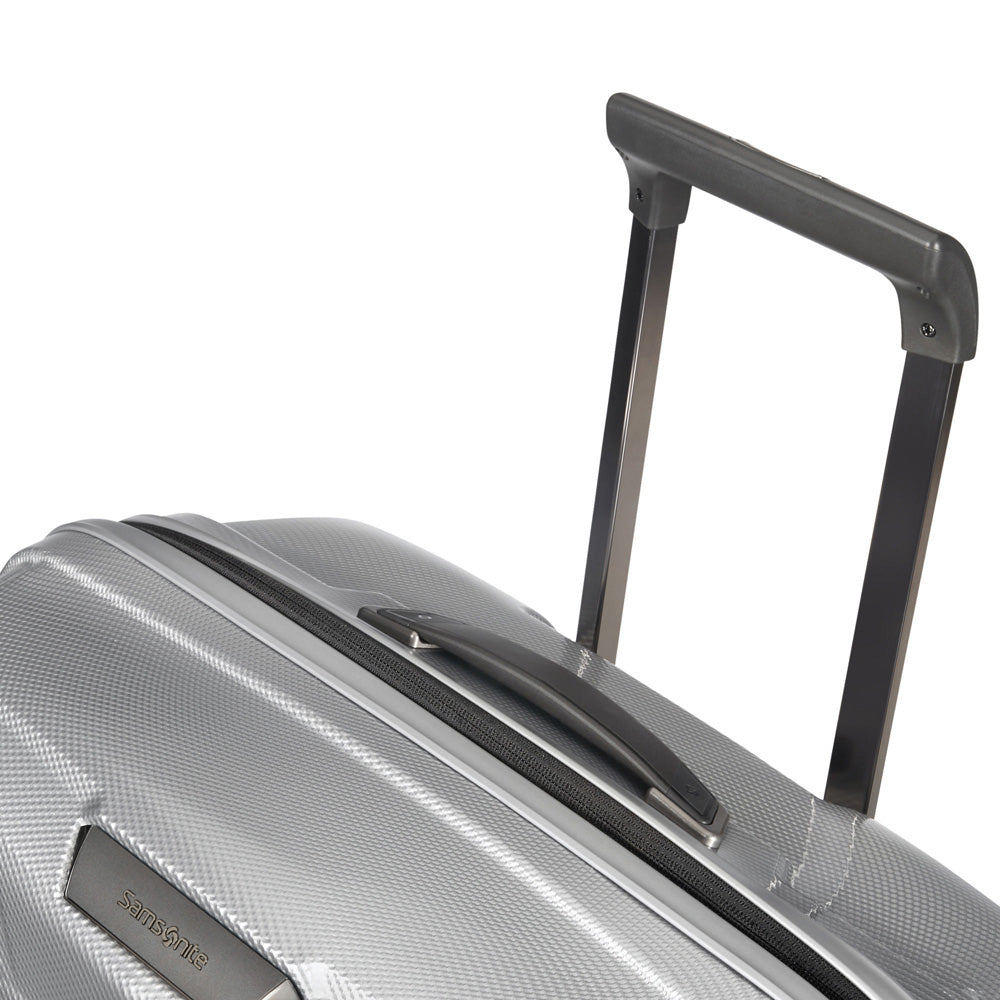 Samsonite Proxis Hardside TSA Friendly Spinner Luggage Collection ( Silver , Large Spinner ) Silver Large Spinner U1