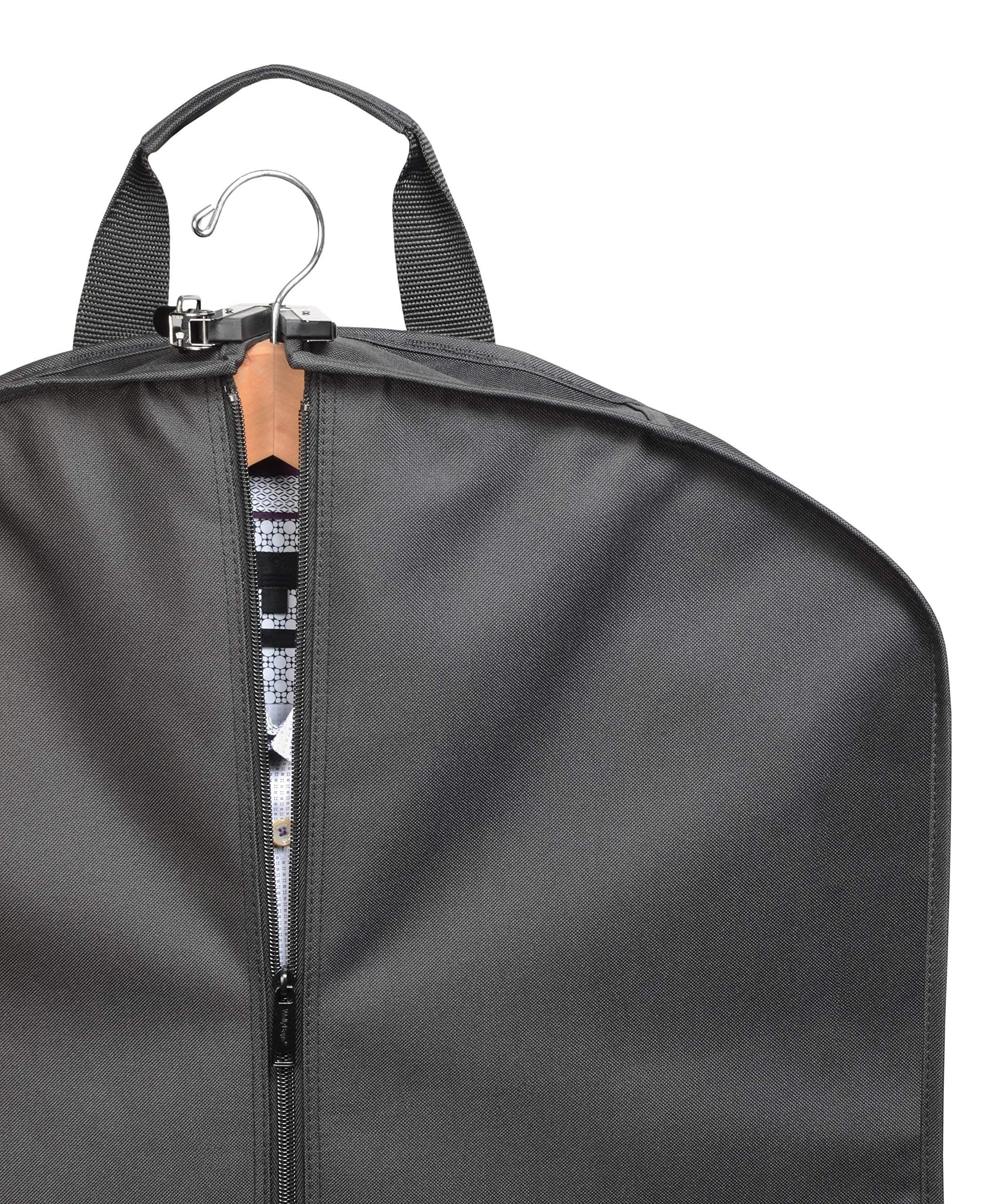 WallyBags® 40” Deluxe Travel Garment Bag with two pockets U2