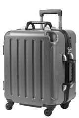 VinGardeValise Petite | Wine Travel Suitcase | All-purpose Luggage | ( Small Size 22.5") 8 Bottles Grey One Size U1